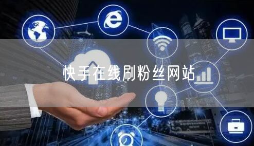 快手在线刷粉丝网站