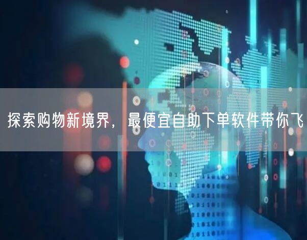 探索购物新境界，最便宜自助下单软件带你飞